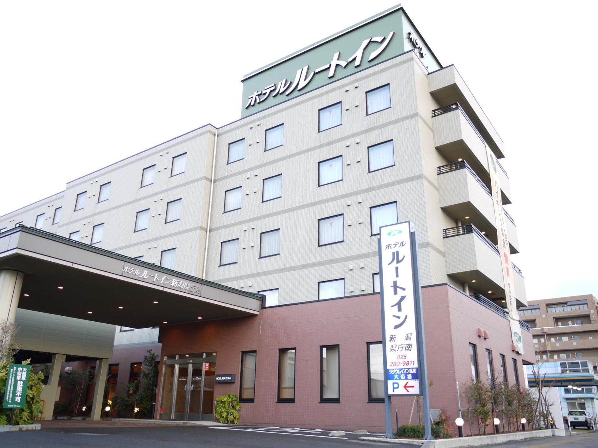 Hotel Route-Inn Niigata Kencho-Minami Exteriör bild